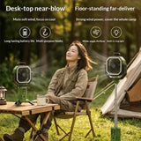 F-30P Multifunction Outdoor Camping Fan with LED Light, Remote Control, Telescopic Tripod Stand & 20000mAh Rechargeable Power Bank