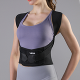 Adjustable Posture Corrector & Lumbar Support Brace (2041)