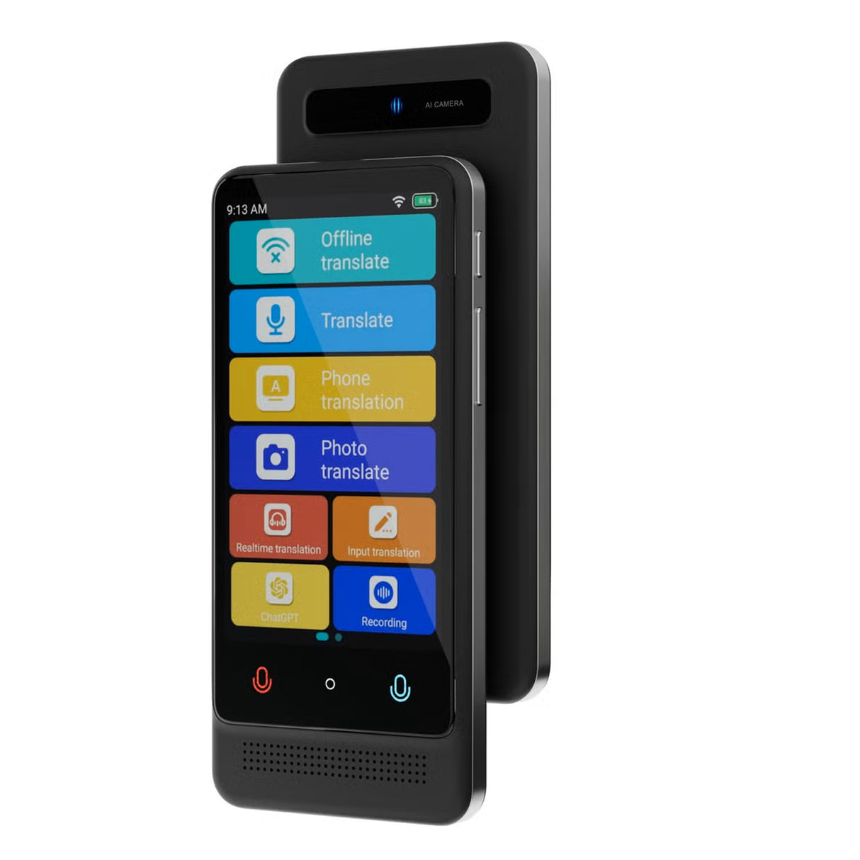 Fluente Smart Translator with Real-Time Photo and Voice Translation Supports 21 offline and 137 online Language - Saska - SASKA UAE