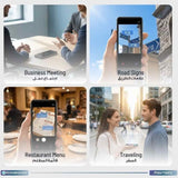 Fluente Smart Translator with Real-Time Photo and Voice Translation Supports 21 offline and 137 online Language by Powerology