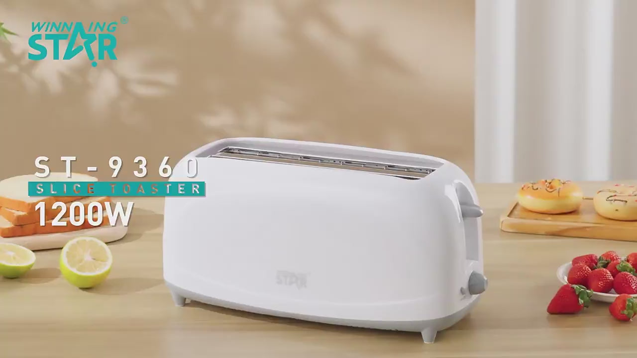 4-Slice Sandwich & Breakfast Maker ST-9360 by Winning Star | Toaster | SASKA Trading