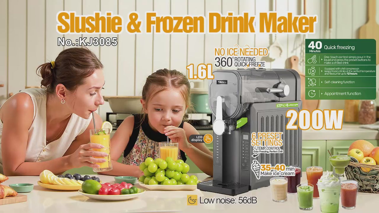 Electric Frozen Dessert & Slushie Maker by DSP | Slush and Ice Cream Maker | SASKA Trading Dubai UAE
