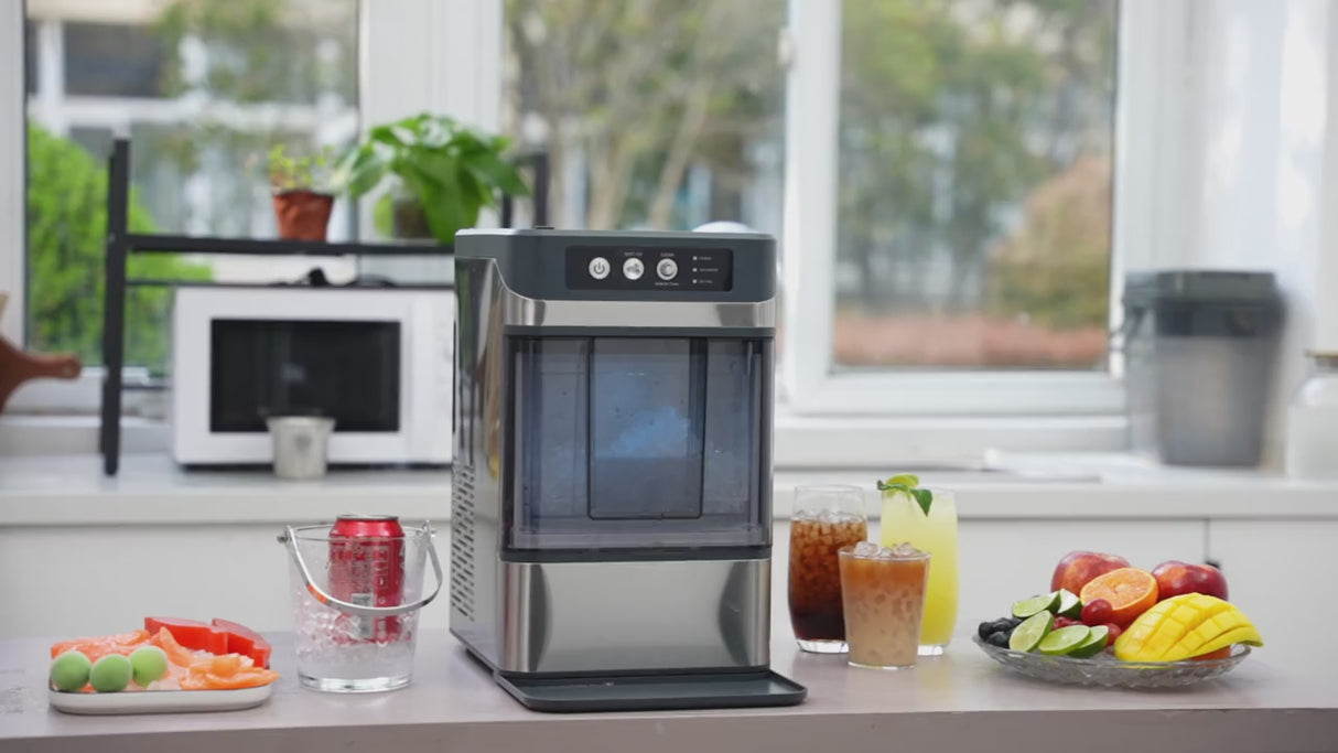 Automatic Countertop Ice Maker – Fast & Hygienic | Ice Maker Machine | SASKA Trading Dubai UAE