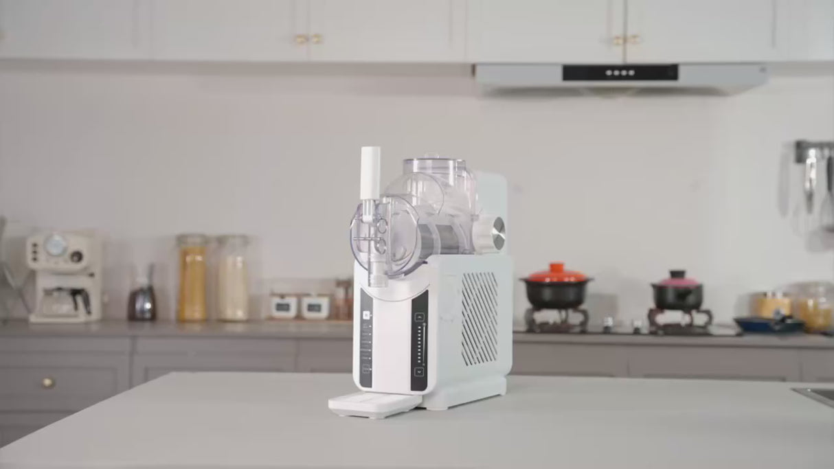 ماكينة صنع الآيس كريم والمشروبات المجمدة، صانع السلاش الصحي للاستخدام المنزلي DF-1650 من BLEU