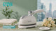 Portable Travel Steam Iron 1300W, Foldable Handle, Digital Display, Aluminum Soleplate, Dry & Steam Iron by Winning Star