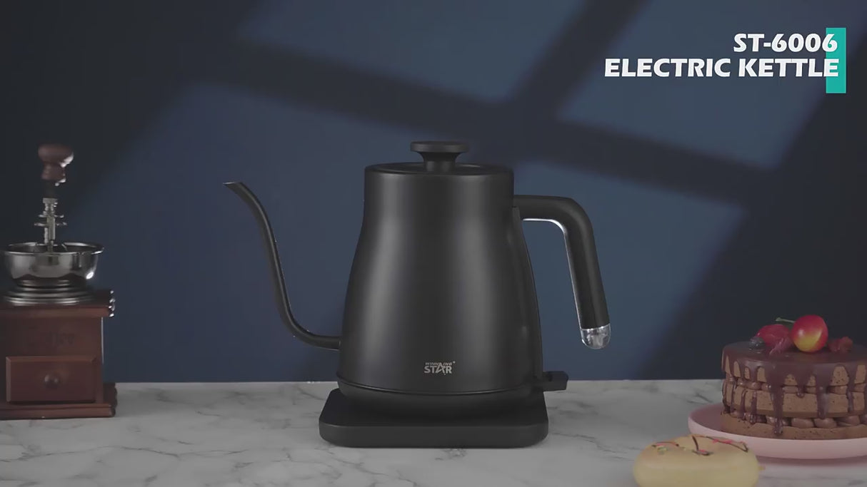 Fast Boiling Electric Kettle 1.2L, 1500W for Boiling Water, Tea, Coffee (ST-6006 ) by Winning Star | Electric Kettle | SASKA Trading