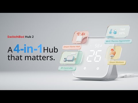 جهاز تحكم عن بعد Hub 2 الذكي عبر شبكة واي -فاي من SwitchBot