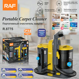 Deep Cleaning Carpet + Upholstery Spot Cleaner Machine 600W 15KPA Power with Dual Tanks (1500ml Clean + 800ml Dirty) by RAF