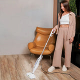 Electric Steam Mop 1250W with 330ml Water Tank, 7-in-1 Multipurpose Steam Cleaner, HEPA Filter & Microfiber Pads by RAF