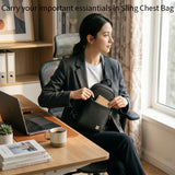 Sling Chest Bag – Waterproof and Adjustable Shoulder Bag for Travel and Daily Use by WiWU