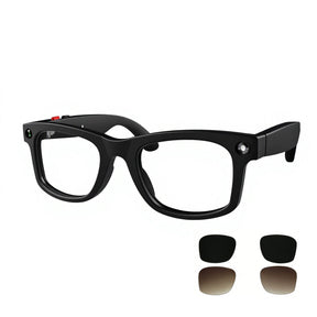 S2 Max AI Smart Glasses with HD Camera, Real-Time Translation, Bluetooth Audio & AI Voice Assistant – Multi Functional Smart Wearable Glasses by AiMB SASKA UAE
