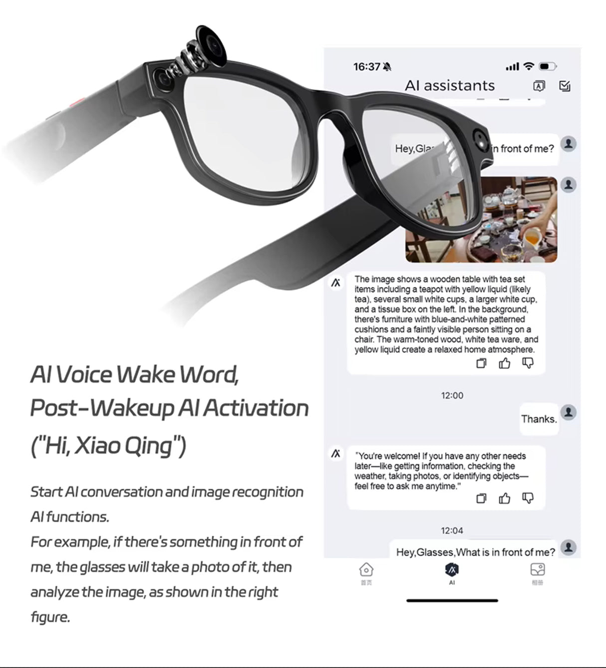 S2 Max AI Smart Glasses with HD Camera, Real-Time Translation, Bluetooth Audio & AI Voice Assistant – Multi Functional Smart Wearable Glasses by AiMB