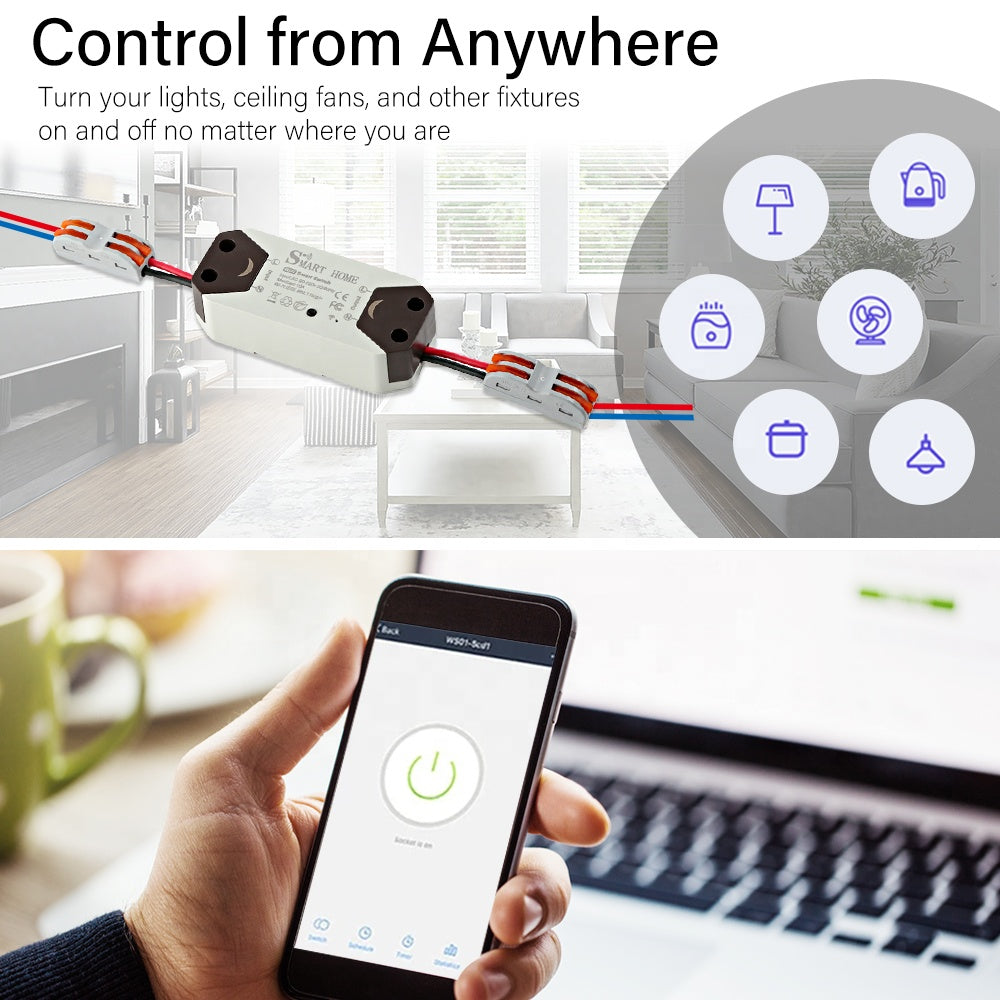 Smart WIFI Circuit Breaker 10Amp | Smart Circuit Breaker | SASKA Trading