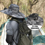Solar Hat Fan Wide Brim Sun Hat UV Protection Fishing and Camping Hat for Hiking, Farming, Beach and Outdoor Activities