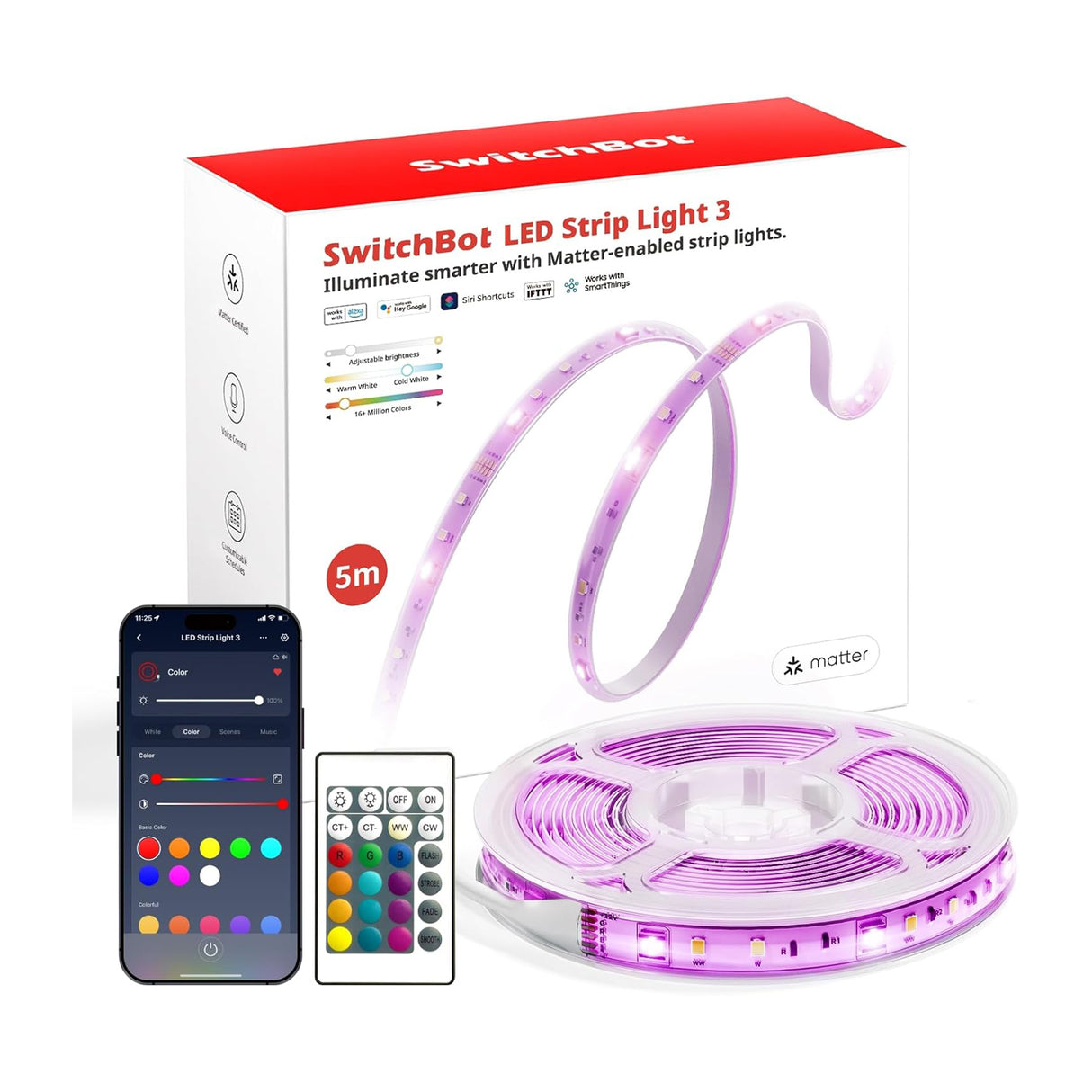 5 Meter LED Strip Light 3 by SwitchBot