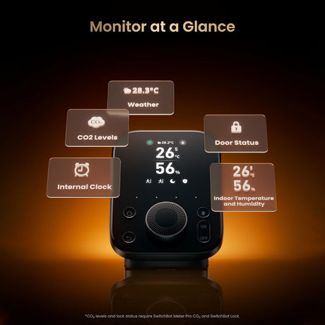 Smart Home Hub 3 (3rd Gen) with 2.4" IPS Screen & Knob Control by SwitchBot | Smart Hub | SASKA Trading