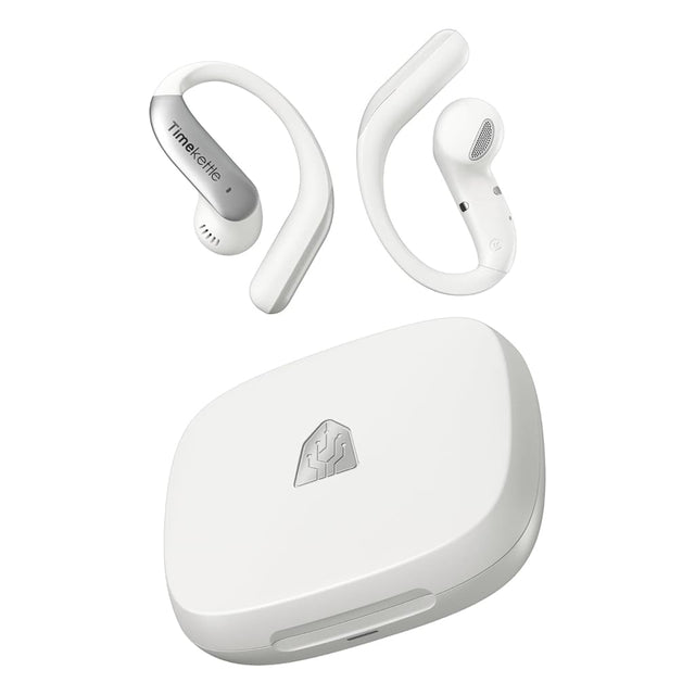 LiveTalk AI Real-Time Translation Earbuds by Timekettle, 54 languages, 25 offline pairs, dual-device calls and meetings white