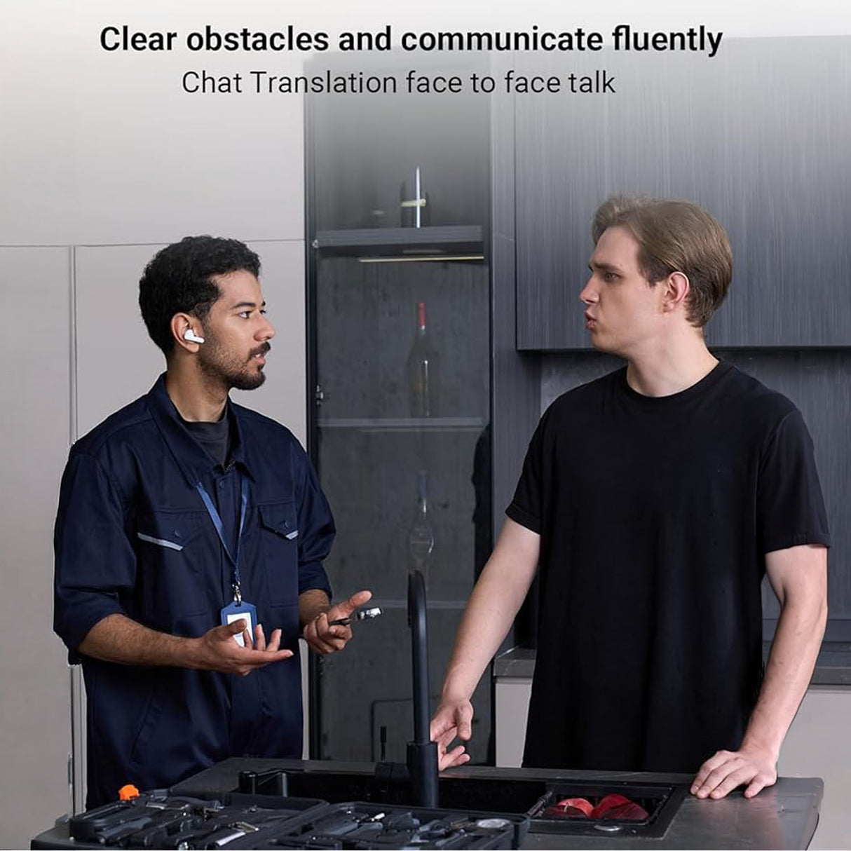 P1 AI Translator Earbuds – Real-Time 138 Language Translation with ANC and AI Features by PolyPal
