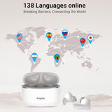 P1 AI Translator Earbuds – Real-Time 138 Language Translation with ANC and AI Features by PolyPal