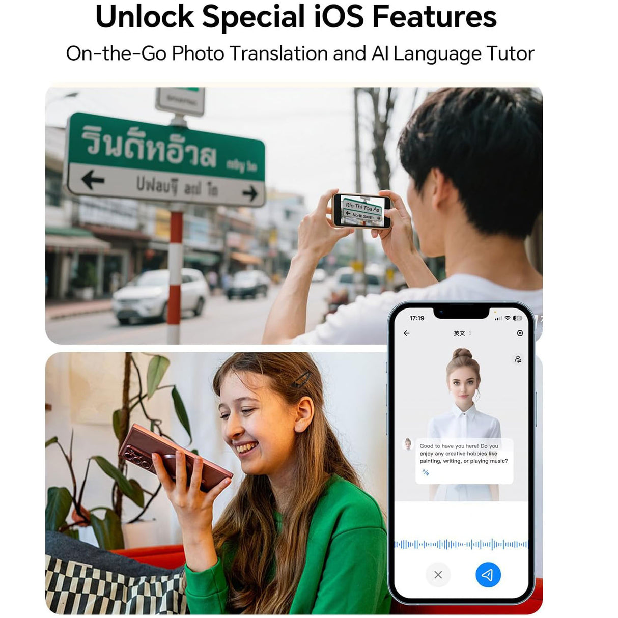 P1 AI Translator Earbuds – Real-Time 138 Language Translation with ANC and AI Features by PolyPal