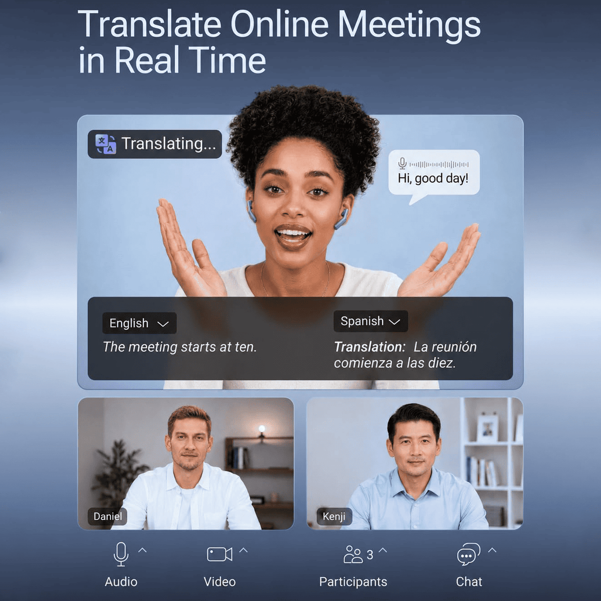 W4 Plus AI Real-Time Translation Earbuds with Bone Conduction by Timekettle, 52 Languages, 106 Accents, 13 Offline Language Packs, Two-Way Call & Video Translation