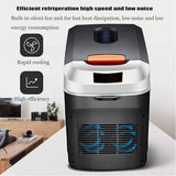 10L Portable Electric Cooler & Warmer Box AC/DC Mini Fridge for Car, Home, Camping & Travel