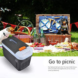 10L Portable Electric Cooler & Warmer Box AC/DC Mini Fridge for Car, Home, Camping & Travel