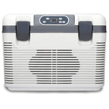ثلاجة كهربائية محمولة 19 لتر للتبريد والتسخين – ثلاجة سيارة AC/DC بجهد 12V/24V تعمل بتقنية التبريد الحراري بدون ثلج للمنزل والتخييم والسفر