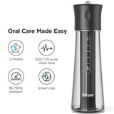 F30 Cordless Water Flosser, Portable Oral Irrigator with 5 Cleaning Modes, 6 Nozzles, USB-C Charging by Bitvae