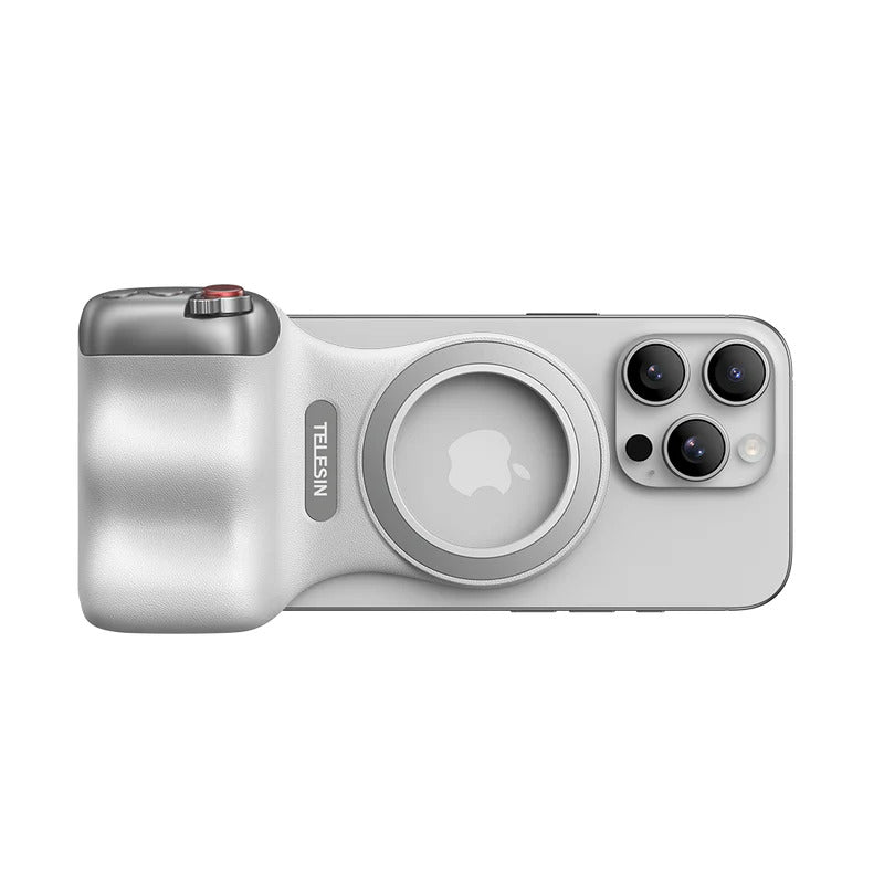 قبضة كاميرا مغناطيسية للهاتف الجيل الثاني مع ريموت لاسلكي ومقبض تثبيت سريع للهواتف الذكية من TELESIN