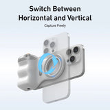 قبضة كاميرا مغناطيسية للهاتف الجيل الثاني مع ريموت لاسلكي ومقبض تثبيت سريع للهواتف الذكية من TELESIN