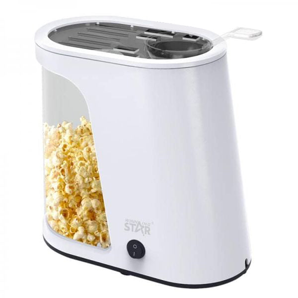 Hot Air Popcorn Maker ST-9715 by Winning Star, 1200W Oil-Free Electric Popcorn Machine with Measuring Scoop &amp; Healthy Snack Maker - SASKA- SASKA UAE Dubai