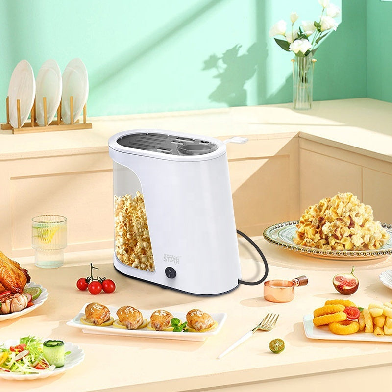 Hot Air Popcorn Maker, 1200W Oil-Free Electric Popcorn Machine with Measuring Scoop & Healthy Snack Maker by Winning Star