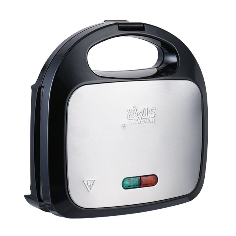 Grill Sandwich Maker, 750W Non-Stick Panini Press & Toast Sandwich Maker with Rapid Heating by Winning Star