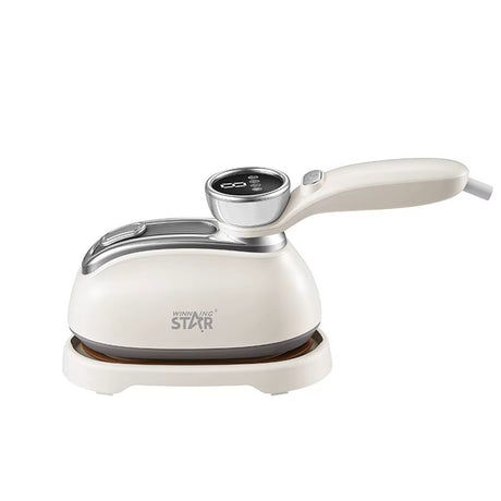 Portable Travel Steam Iron 1300W, Foldable Handle, Digital Display, Aluminum Soleplate, Dry & Steam Iron ST-6146 by Winning Star - SASKA - SASKA AE