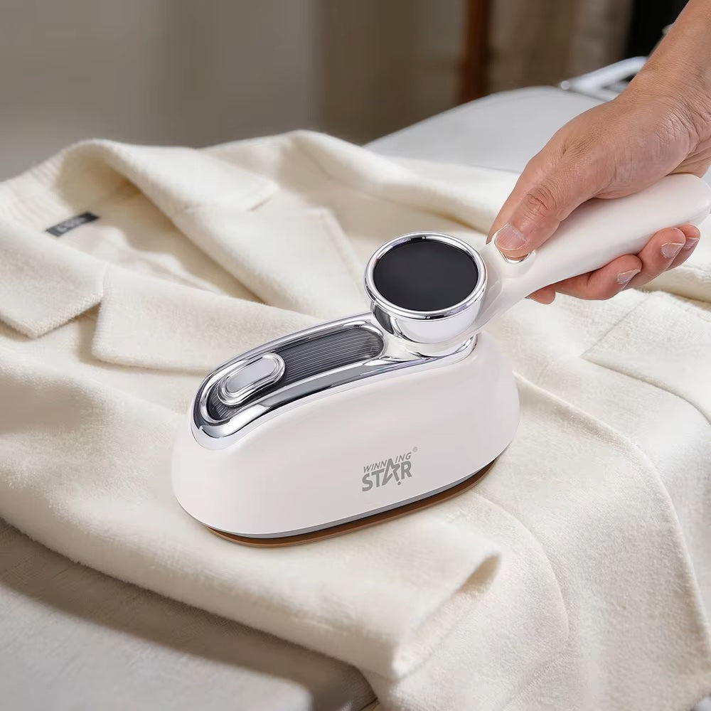 Portable Travel Steam Iron 1300W, Foldable Handle, Digital Display, Aluminum Soleplate, Dry & Steam Iron by Winning Star