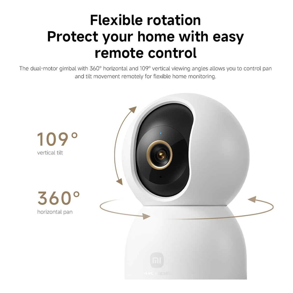 Smart Camera C701 – 4K Indoor Security Camera with AI Detection, Night Vision and 360° Coverage by Xiaomi