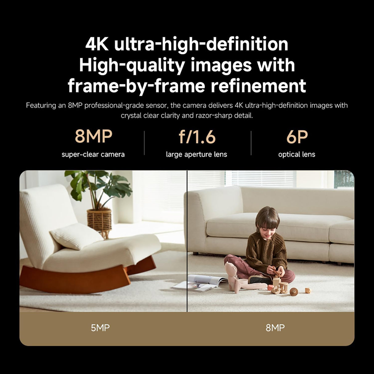 Smart Camera C701 – 4K Indoor Security Camera with AI Detection, Night Vision and 360° Coverage by Xiaomi